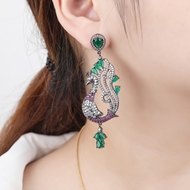 Picture of Luxury Big Dangle Earrings with Worldwide Shipping