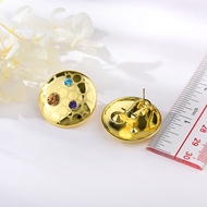 Picture of Dubai Medium Stud Earrings with Beautiful Craftmanship