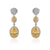 Picture of Fashionable Big Platinum Plated Dangle Earrings