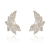 Picture of Good Cubic Zirconia Gold Plated Dangle Earrings