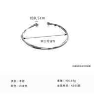 Picture of Buy Platinum Plated Small Fashion Bangle with Low Cost