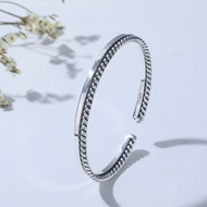 Picture of Amazing Small 999 Sterling Silver Fashion Bangle