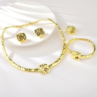 Picture of Hot Selling Red Gold Plated 4 Piece Jewelry Set from Top Designer