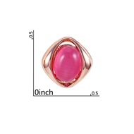 Picture of Designer Rose Gold Plated Pink Stud Earrings For Your Occasions