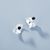 Picture of Small Platinum Plated Clip On Earrings with Fast Delivery