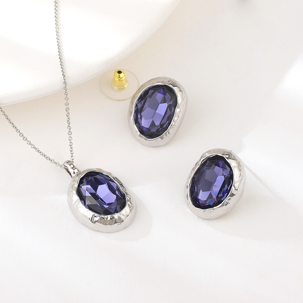 Picture of Zinc Alloy Blue 2 Piece Jewelry Set at Unbeatable Price