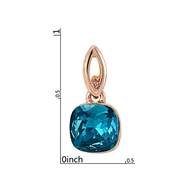 Picture of Quality Zinc Alloy Artificial Crystal Dangle Earrings