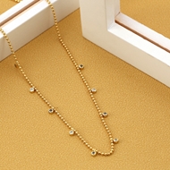 Picture of Unique Cubic Zirconia Copper or Brass Pendant Necklace