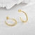 Picture of Hypoallergenic Gold Plated Small Stud Earrings with Easy Return