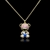 Picture of Funky Small Gold Plated Pendant Necklace