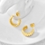 Picture of Fancy Delicate Gold Plated Stud Earrings