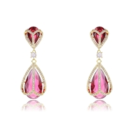 Picture of Luxury Gold Plated Dangle Earrings with Beautiful Craftmanship