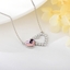Show details for Top Swarovski Element Pink Pendant Necklace