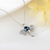 Picture of Hypoallergenic Platinum Plated Swarovski Element Pendant Necklace with Easy Return