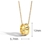 Picture of Staple Small Gold Plated Pendant Necklace