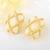 Picture of Origninal Medium Gold Plated Stud Earrings