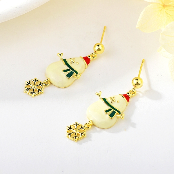 Picture of Best Enamel Small Dangle Earrings