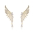 Picture of Bulk Gold Plated Wing Dangle Earrings Exclusive Online