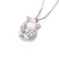 Picture of Bear 999 Sterling Silver Pendant Necklace with Fast Shipping