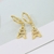 Picture of Delicate White Huggie Earrings with Speedy Delivery