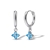 Picture of Good Quality Cubic Zirconia Copper or Brass Dangle Earrings