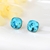 Picture of 10 mm swarovski element crystal satellite diamond earrings