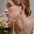 Picture of Fast Selling Gold Plated Delicate Huggie Earrings from Editor Picks