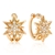 Picture of Delicate Copper or Brass Clip On Earrings Online Only