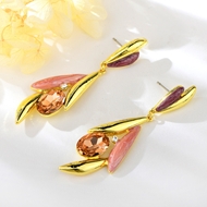 Picture of Top Artificial Crystal Dubai Dangle Earrings