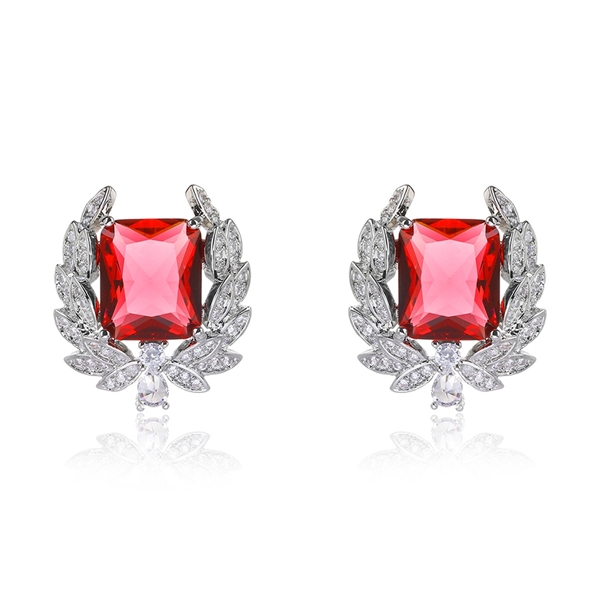 Picture of Good Cubic Zirconia Big Big Stud Earrings