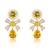 Picture of New Season Yellow Copper or Brass Dangle Earrings with SGS/ISO Certification