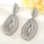 Picture of Hot Selling White Big Dangle Earrings from Top Designer
