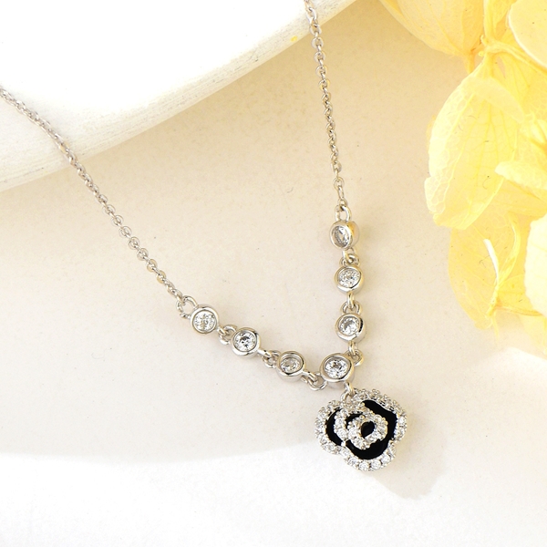 Picture of Need-Now White Cubic Zirconia Pendant Necklace from Editor Picks