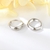 Picture of Best Plain 925 Sterling Silver Huggie Earrings