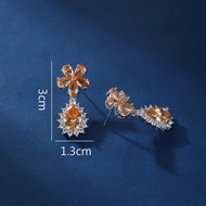 Picture of Luxury Cubic Zirconia Big Stud Earrings at Unbeatable Price