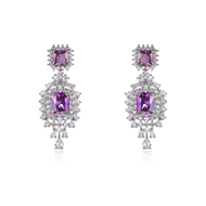 Picture of Popular Cubic Zirconia Luxury Dangle Earrings