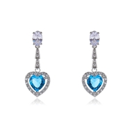 Picture of Love & Heart Big Dangle Earrings with Fast Shipping