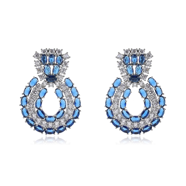 Picture of Unusual Big Luxury Dangle Earrings