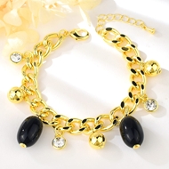 Picture of Hypoallergenic Gold Plated Zinc Alloy Fashion Bracelet with Easy Return