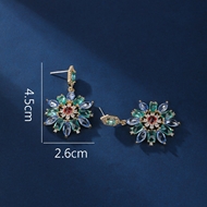 Picture of Luxury Cubic Zirconia Dangle Earrings Online Only