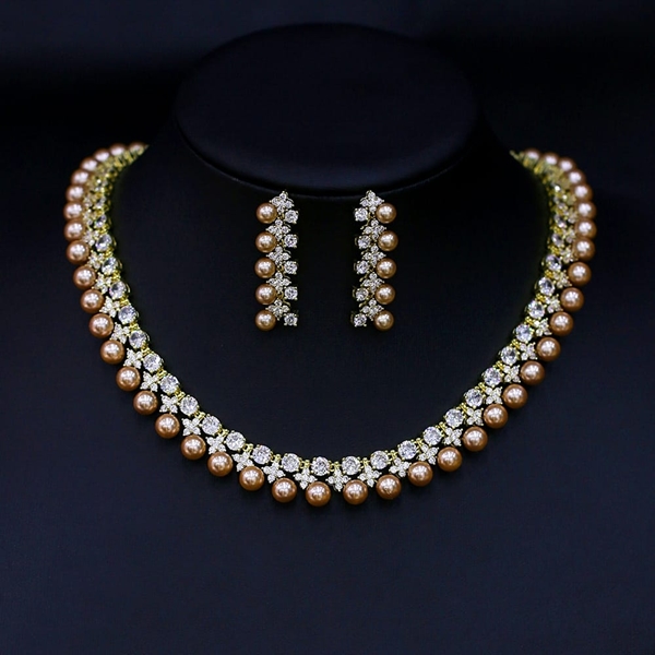 Picture of Luxury Cubic Zirconia 2 Piece Jewelry Set Online Only