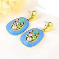 Picture of Party Zinc Alloy Dangle Earrings of Original Design