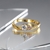 Picture of Buy Gold Plated Copper or Brass Fashion Ring with Price