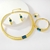 Picture of Fancy Geometric Blue 4 Piece Jewelry Set