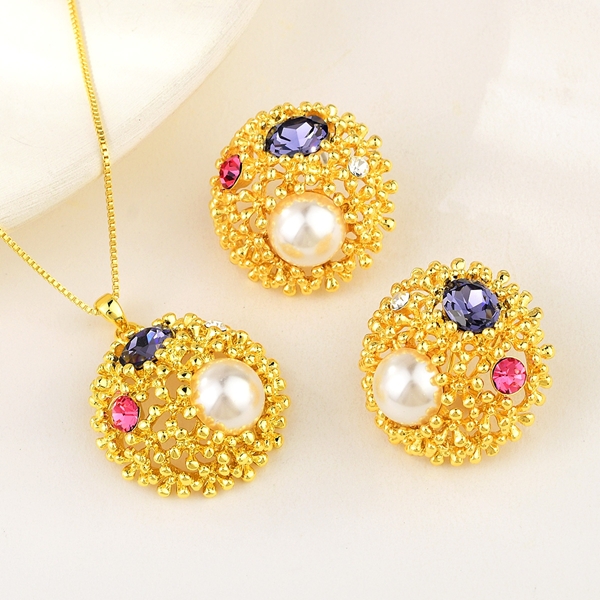 Picture of Top Rhinestone Party 2 Piece Jewelry Set