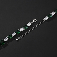 Picture of Top Geometric Cubic Zirconia Fashion Bracelet